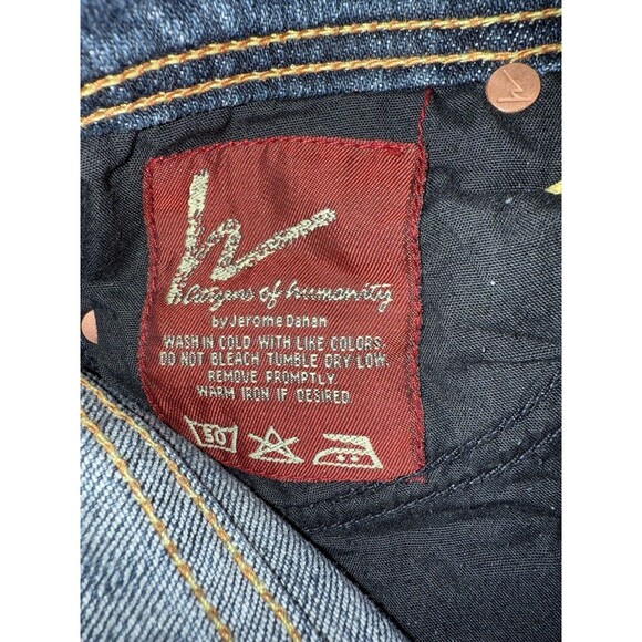 Citizens Ingrid Flare Jeans 28 Low Rise Stretch Y2K 2000s Boho Festival Denim - Picture 10 of 13